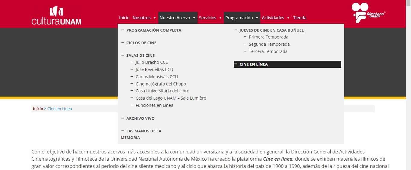 Cine Gratis La UNAM Anuncia Su Propia Plataforma De Streaming